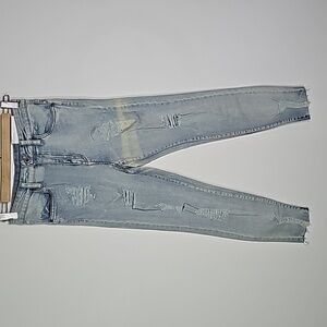 Bluenotes 28x24 Chrissy distressed style super high rise jeggings
